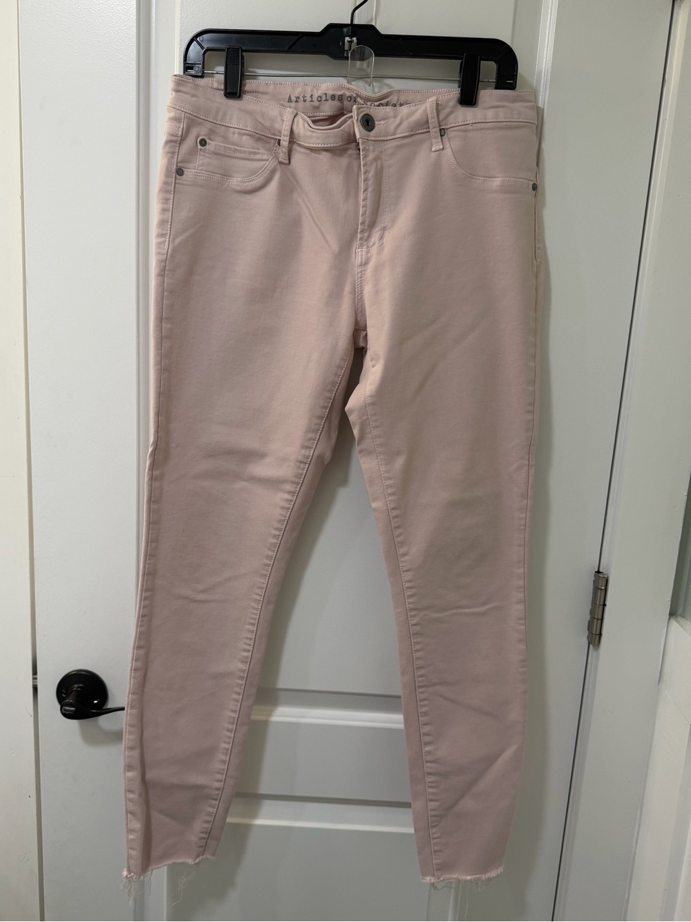 Articles Of Society Pastel Pink Skinny Jeans